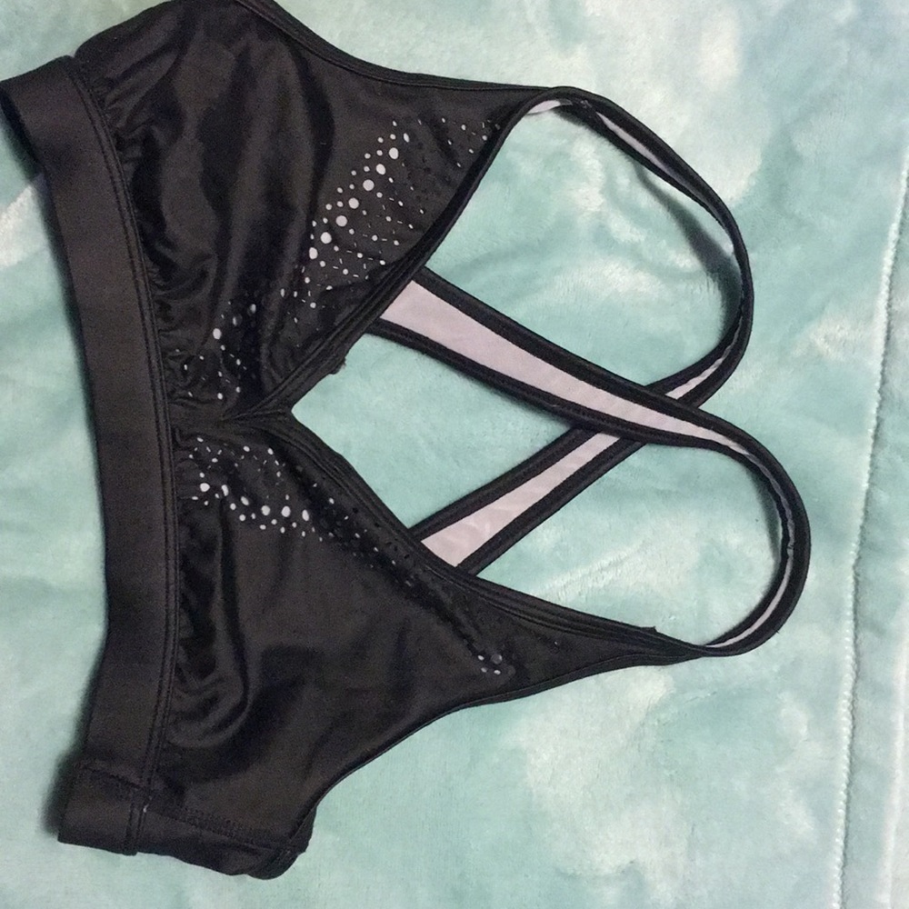 A sports bra